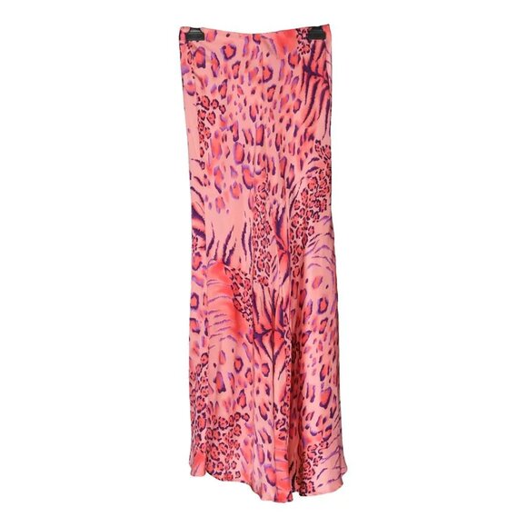 ROCCOBAROCCO Silk Leopard Maxi Skirt - Picture 3 of 3